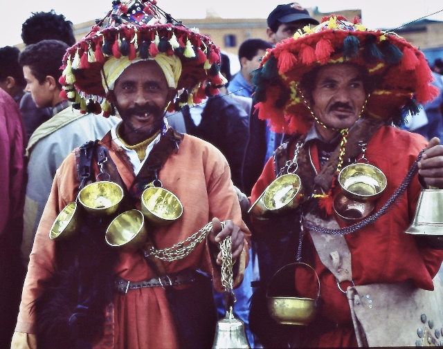 locals in costume